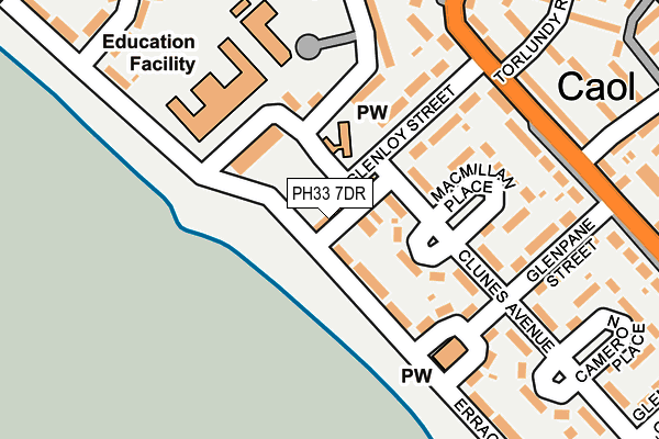 PH33 7DR map - OS OpenMap – Local (Ordnance Survey)