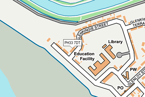 PH33 7DT map - OS OpenMap – Local (Ordnance Survey)