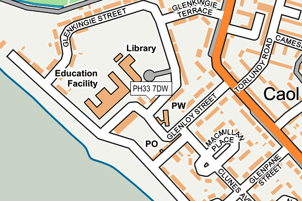 PH33 7DW map - OS OpenMap – Local (Ordnance Survey)