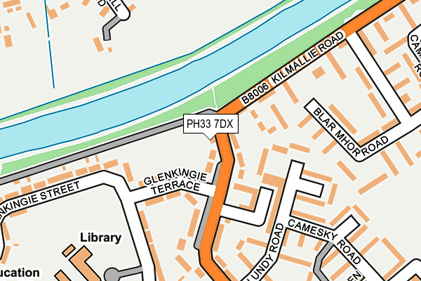 PH33 7DX map - OS OpenMap – Local (Ordnance Survey)
