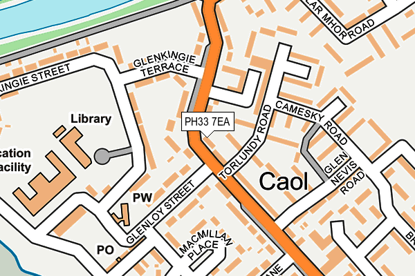 PH33 7EA map - OS OpenMap – Local (Ordnance Survey)