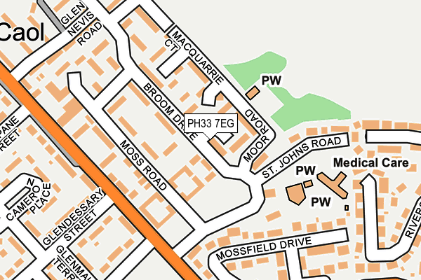 PH33 7EG map - OS OpenMap – Local (Ordnance Survey)