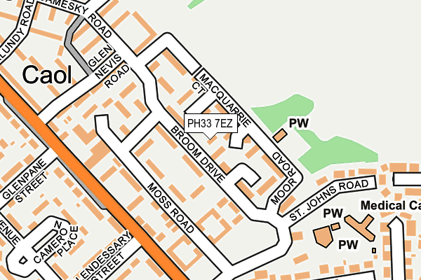 PH33 7EZ map - OS OpenMap – Local (Ordnance Survey)