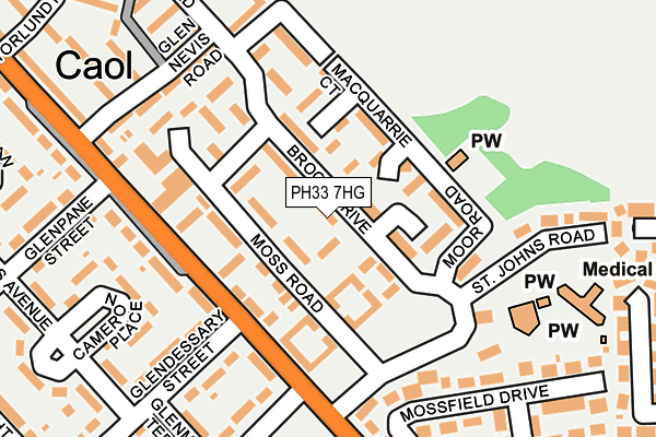 PH33 7HG map - OS OpenMap – Local (Ordnance Survey)