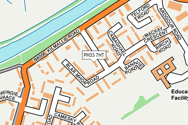 PH33 7HT map - OS OpenMap – Local (Ordnance Survey)