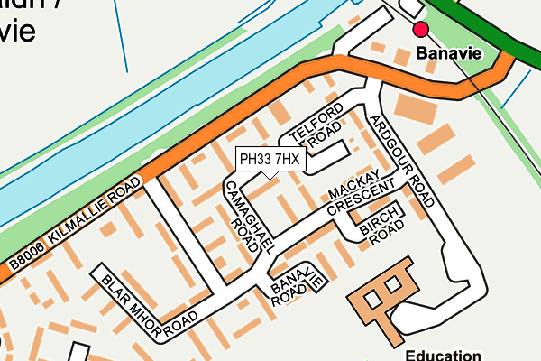 PH33 7HX map - OS OpenMap – Local (Ordnance Survey)