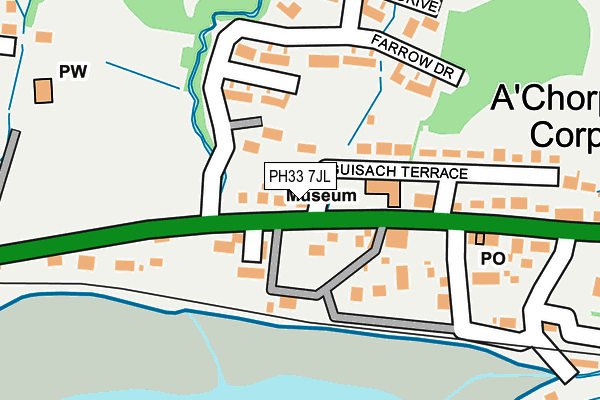 PH33 7JL map - OS OpenMap – Local (Ordnance Survey)