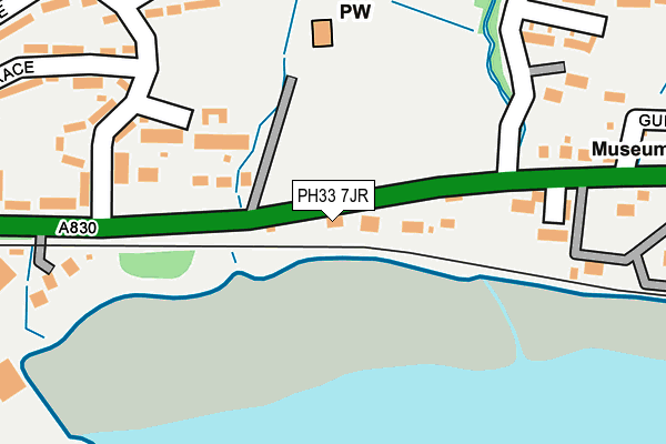 PH33 7JR map - OS OpenMap – Local (Ordnance Survey)
