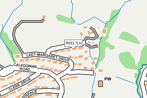 PH33 7LH map - OS OpenMap – Local (Ordnance Survey)
