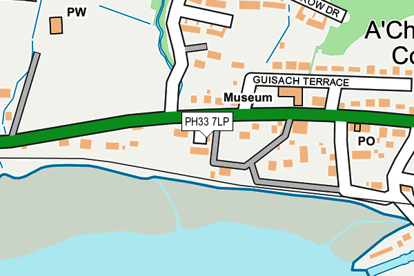 PH33 7LP map - OS OpenMap – Local (Ordnance Survey)