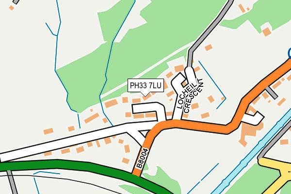 PH33 7LU map - OS OpenMap – Local (Ordnance Survey)