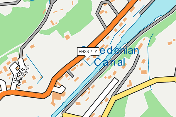 PH33 7LY map - OS OpenMap – Local (Ordnance Survey)