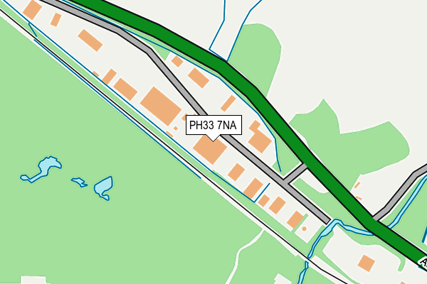 PH33 7NA map - OS OpenMap – Local (Ordnance Survey)