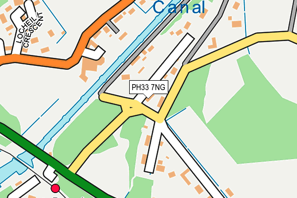 PH33 7NG map - OS OpenMap – Local (Ordnance Survey)