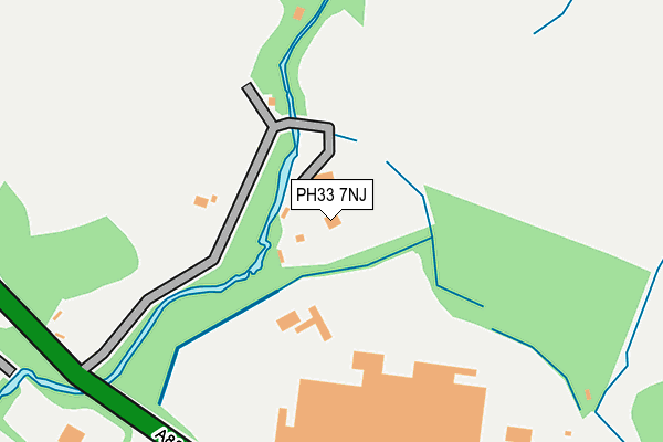 PH33 7NJ map - OS OpenMap – Local (Ordnance Survey)