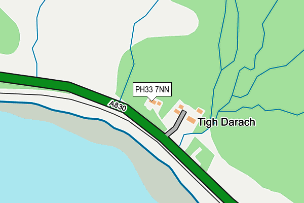 PH33 7NN map - OS OpenMap – Local (Ordnance Survey)