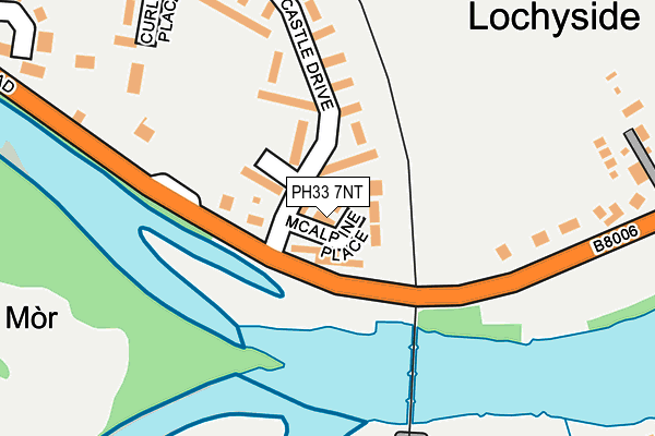 PH33 7NT map - OS OpenMap – Local (Ordnance Survey)