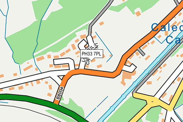 PH33 7PL map - OS OpenMap – Local (Ordnance Survey)