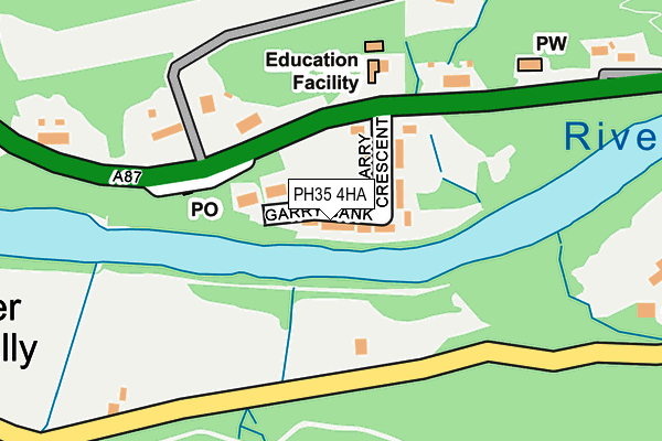 PH35 4HA map - OS OpenMap – Local (Ordnance Survey)