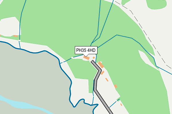 PH35 4HD map - OS OpenMap – Local (Ordnance Survey)
