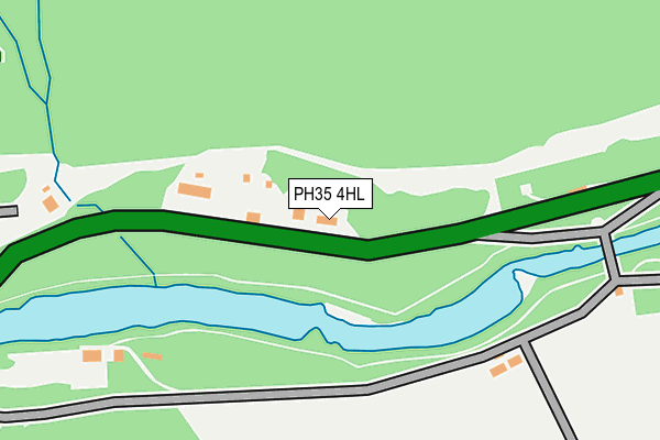 PH35 4HL map - OS OpenMap – Local (Ordnance Survey)