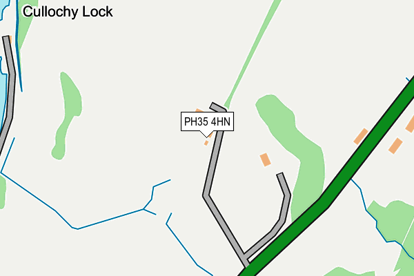 PH35 4HN map - OS OpenMap – Local (Ordnance Survey)