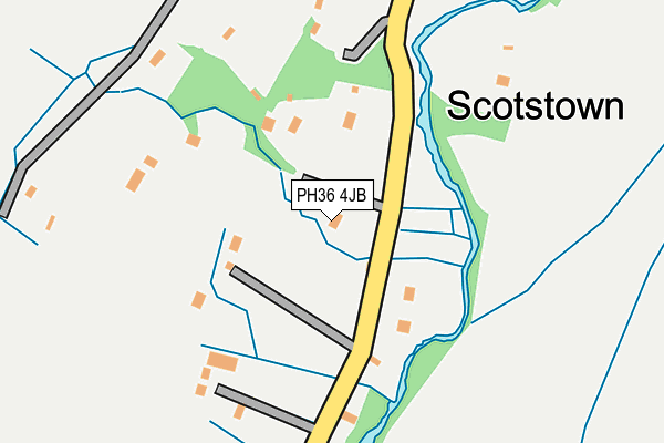 PH36 4JB map - OS OpenMap – Local (Ordnance Survey)