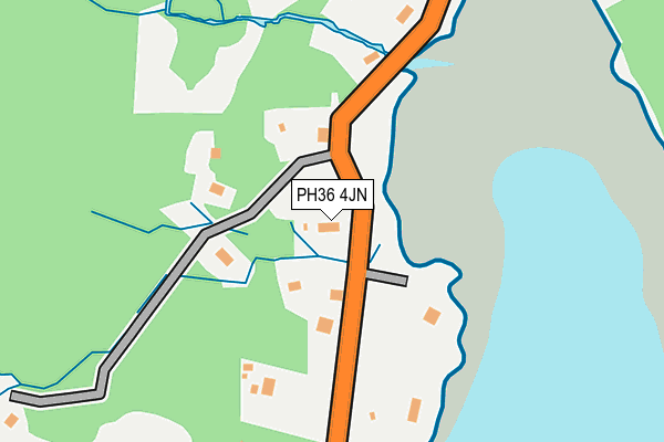PH36 4JN map - OS OpenMap – Local (Ordnance Survey)