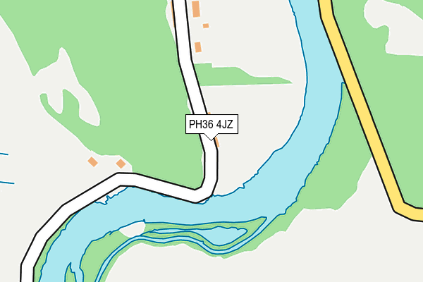 PH36 4JZ map - OS OpenMap – Local (Ordnance Survey)