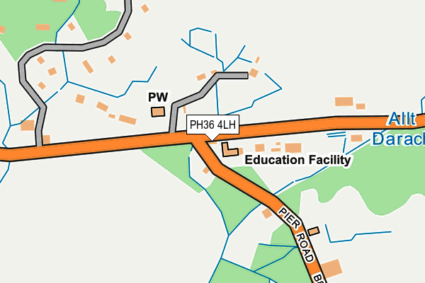 PH36 4LH map - OS OpenMap – Local (Ordnance Survey)