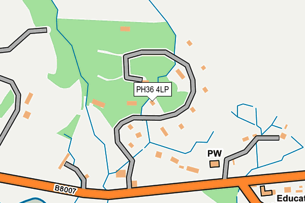 PH36 4LP map - OS OpenMap – Local (Ordnance Survey)