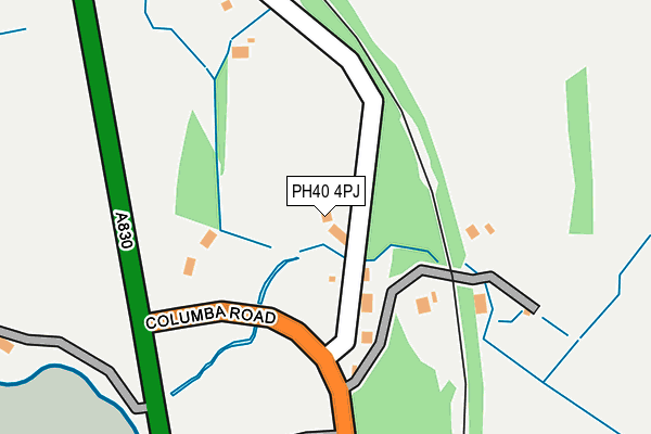 PH40 4PJ map - OS OpenMap – Local (Ordnance Survey)