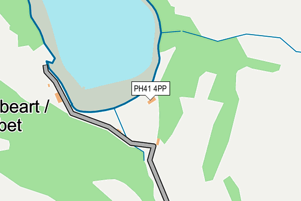 PH41 4PP map - OS OpenMap – Local (Ordnance Survey)
