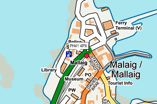 PH41 4PX map - OS OpenMap – Local (Ordnance Survey)