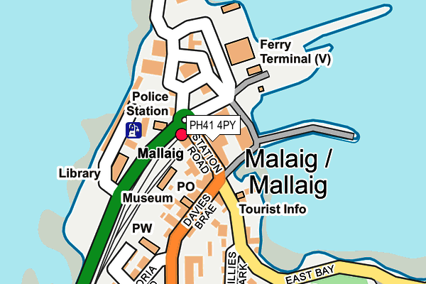PH41 4PY map - OS OpenMap – Local (Ordnance Survey)