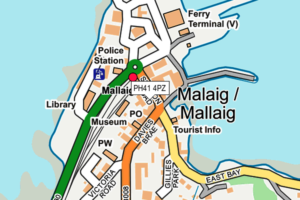 PH41 4PZ map - OS OpenMap – Local (Ordnance Survey)
