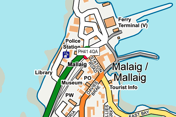 PH41 4QA map - OS OpenMap – Local (Ordnance Survey)