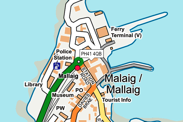 PH41 4QB map - OS OpenMap – Local (Ordnance Survey)