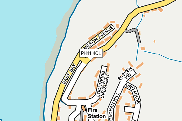 PH41 4QL map - OS OpenMap – Local (Ordnance Survey)