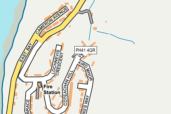 PH41 4QR map - OS OpenMap – Local (Ordnance Survey)