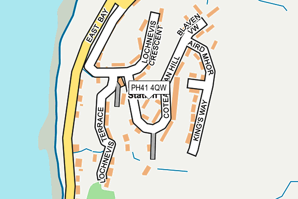 PH41 4QW map - OS OpenMap – Local (Ordnance Survey)