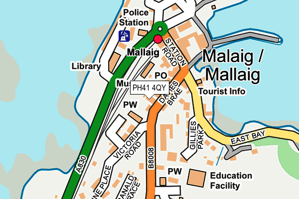 PH41 4QY map - OS OpenMap – Local (Ordnance Survey)