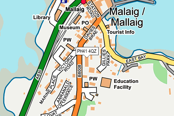 PH41 4QZ map - OS OpenMap – Local (Ordnance Survey)