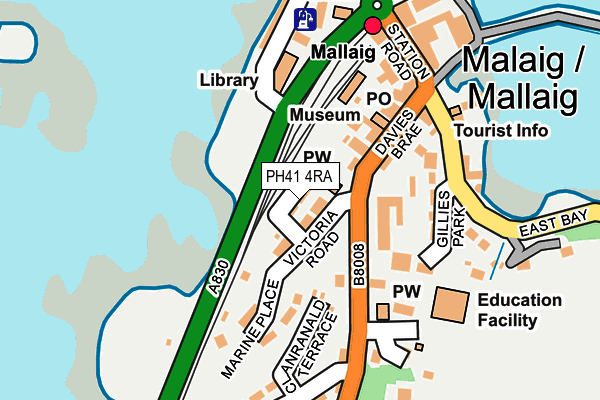PH41 4RA map - OS OpenMap – Local (Ordnance Survey)