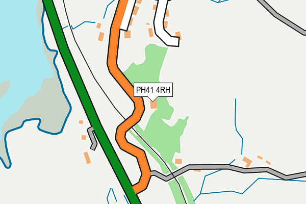 PH41 4RH map - OS OpenMap – Local (Ordnance Survey)