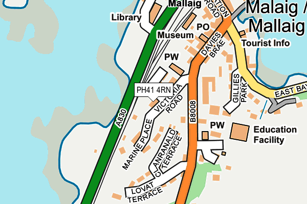 PH41 4RN map - OS OpenMap – Local (Ordnance Survey)