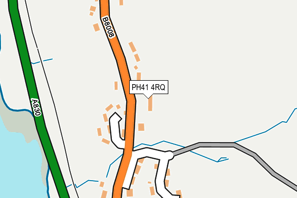 PH41 4RQ map - OS OpenMap – Local (Ordnance Survey)
