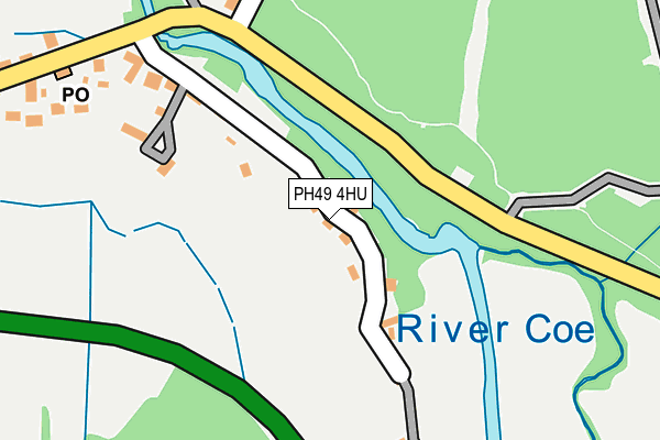 PH49 4HU map - OS OpenMap – Local (Ordnance Survey)