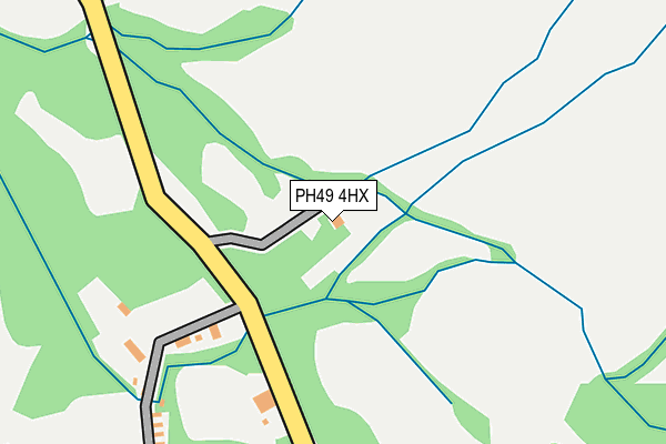 PH49 4HX map - OS OpenMap – Local (Ordnance Survey)
