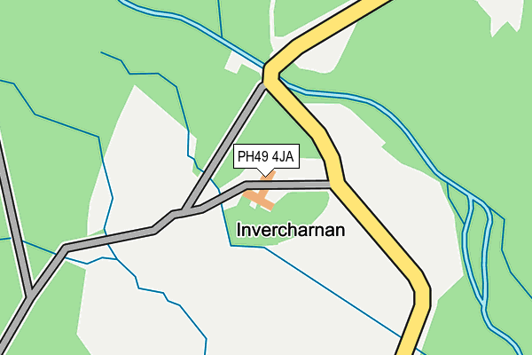 PH49 4JA map - OS OpenMap – Local (Ordnance Survey)